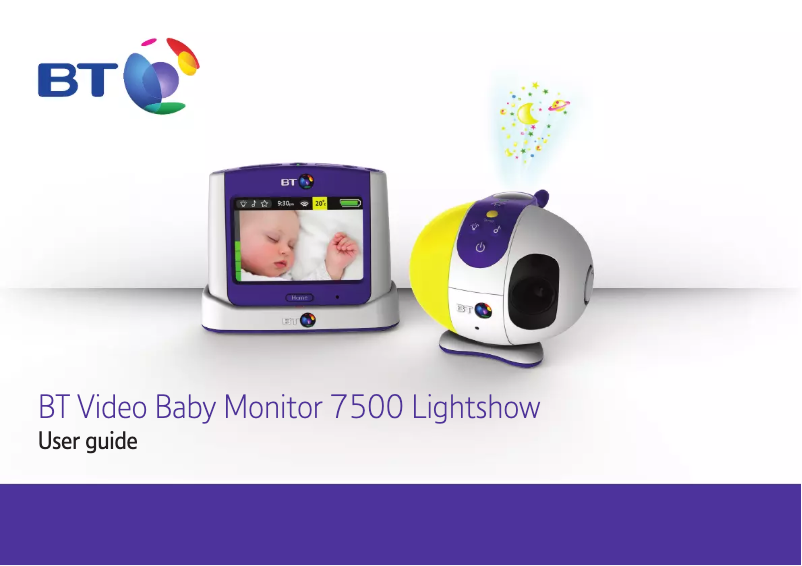 Imagen de la primera página del manual del dispositivo Video Baby Monitor 7500 Lightshow