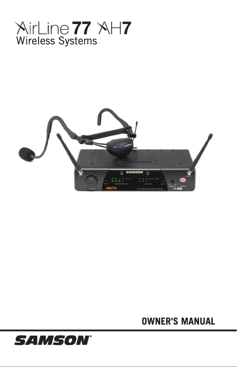 Imagen de la primera página del manual del dispositivo CR77 Receiver