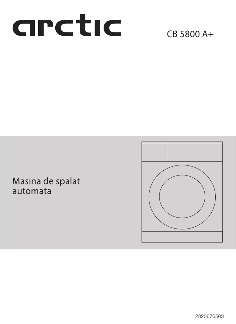 Imagen de la primera página del manual del dispositivo CB5800A+