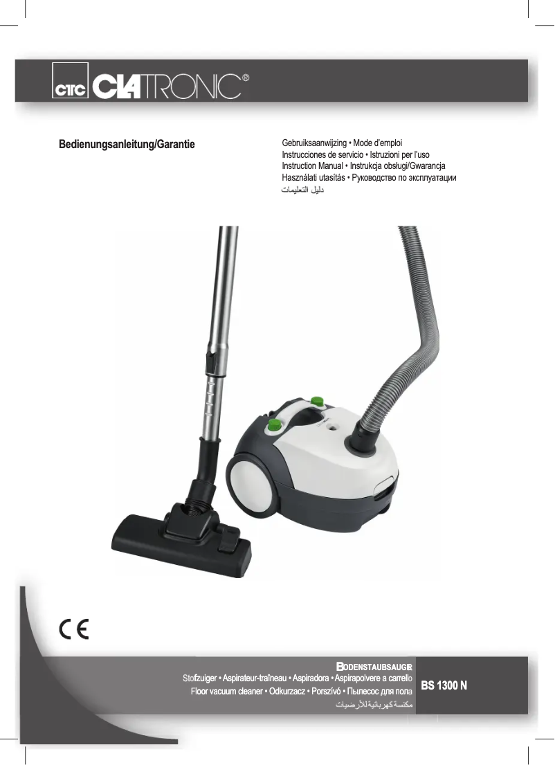 Página 1 del manual Manual de usuario Clatronic BS 1300 N