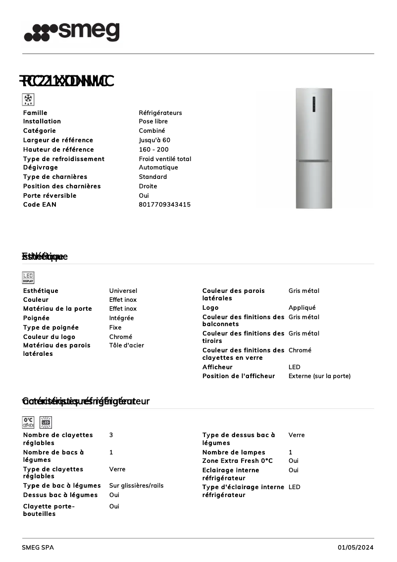 Imagen de la primera página del manual del dispositivo RC21XDNMC