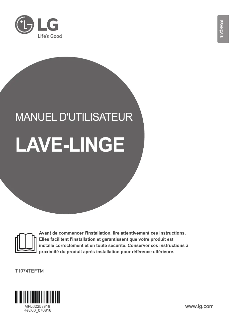 Imagen de la primera página del manual del dispositivo T1074TEFTM