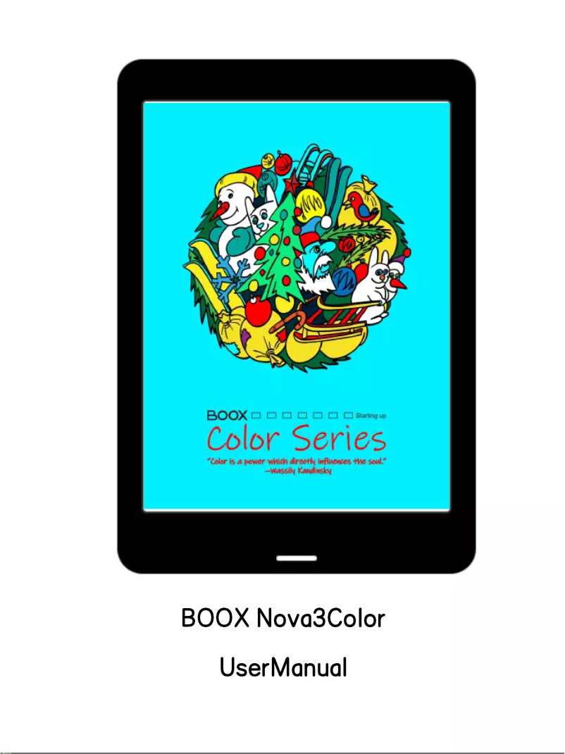 Página nº 1 - Manual de usuario BOOX Nova3 Color