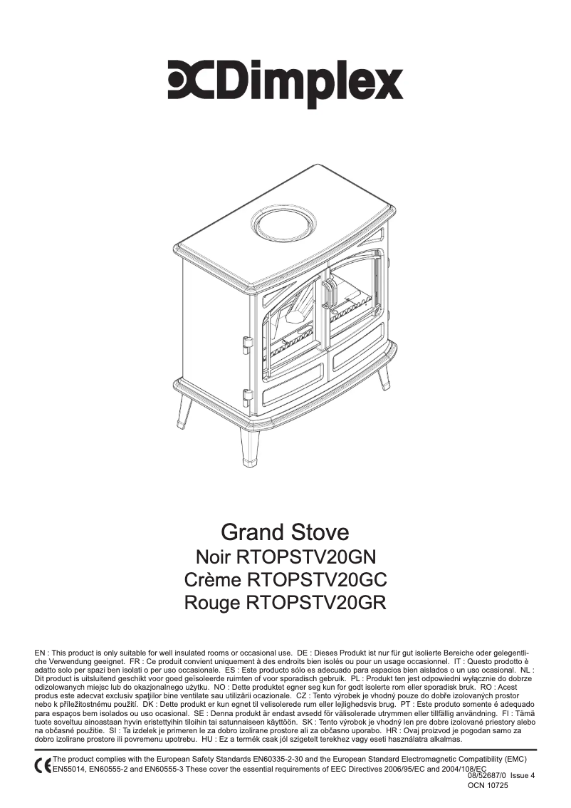 Imagen de la primera página del manual del dispositivo RTOPSTV20GC