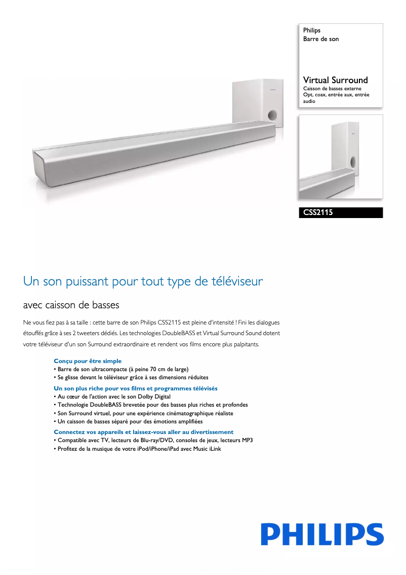 Imagen de la primera página del manual del dispositivo CSS2115