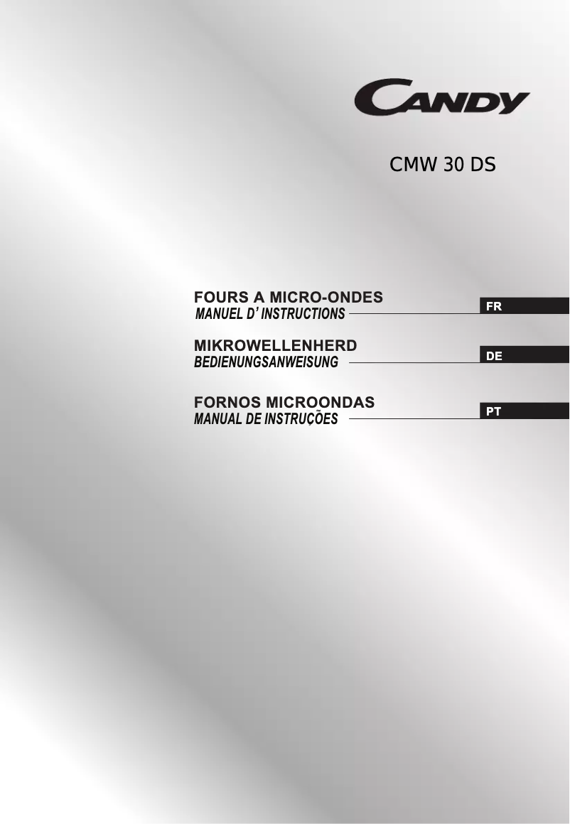 Imagen de la primera página del manual del dispositivo CMW30DS