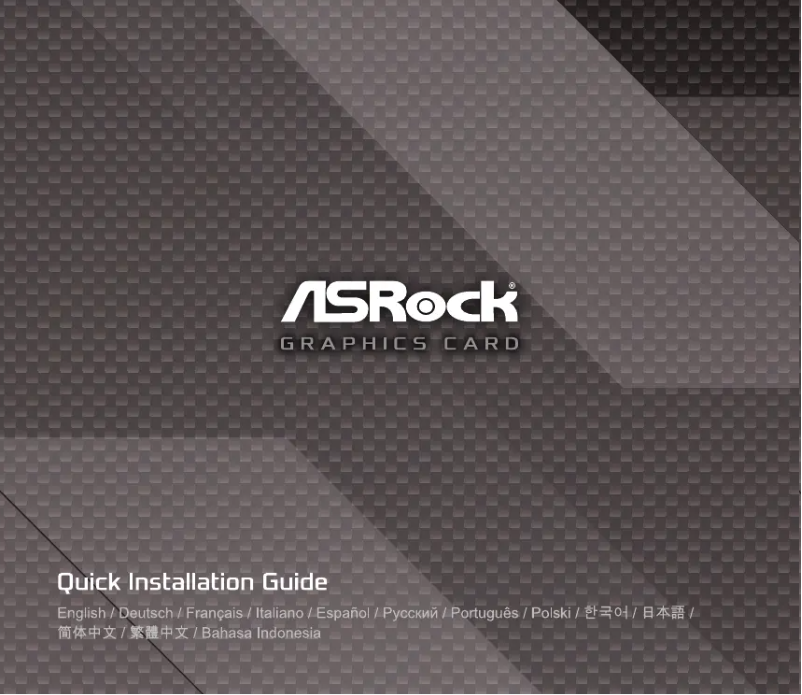 Página 1 del manual Manual de usuario Asrock Radeon RX 6700 XT Challenger D 12GB