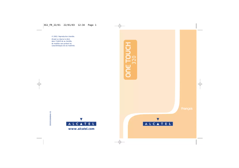 Página nº 1 - Manual de usuario Alcatel One Touch 320