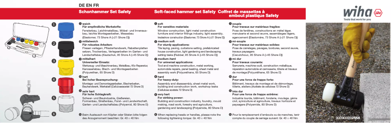 Página 1 del manual Manual de usuario Wiha 44008