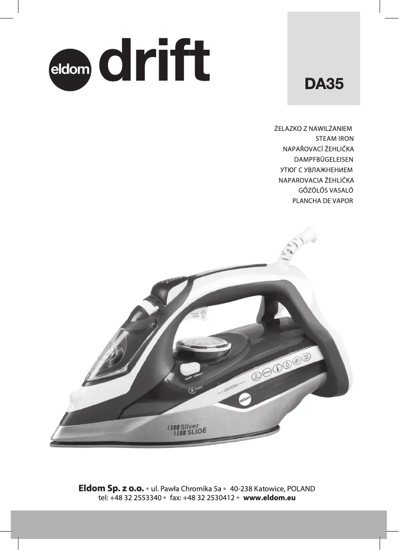 Imagen de la primera página del manual del dispositivo Drift DA35