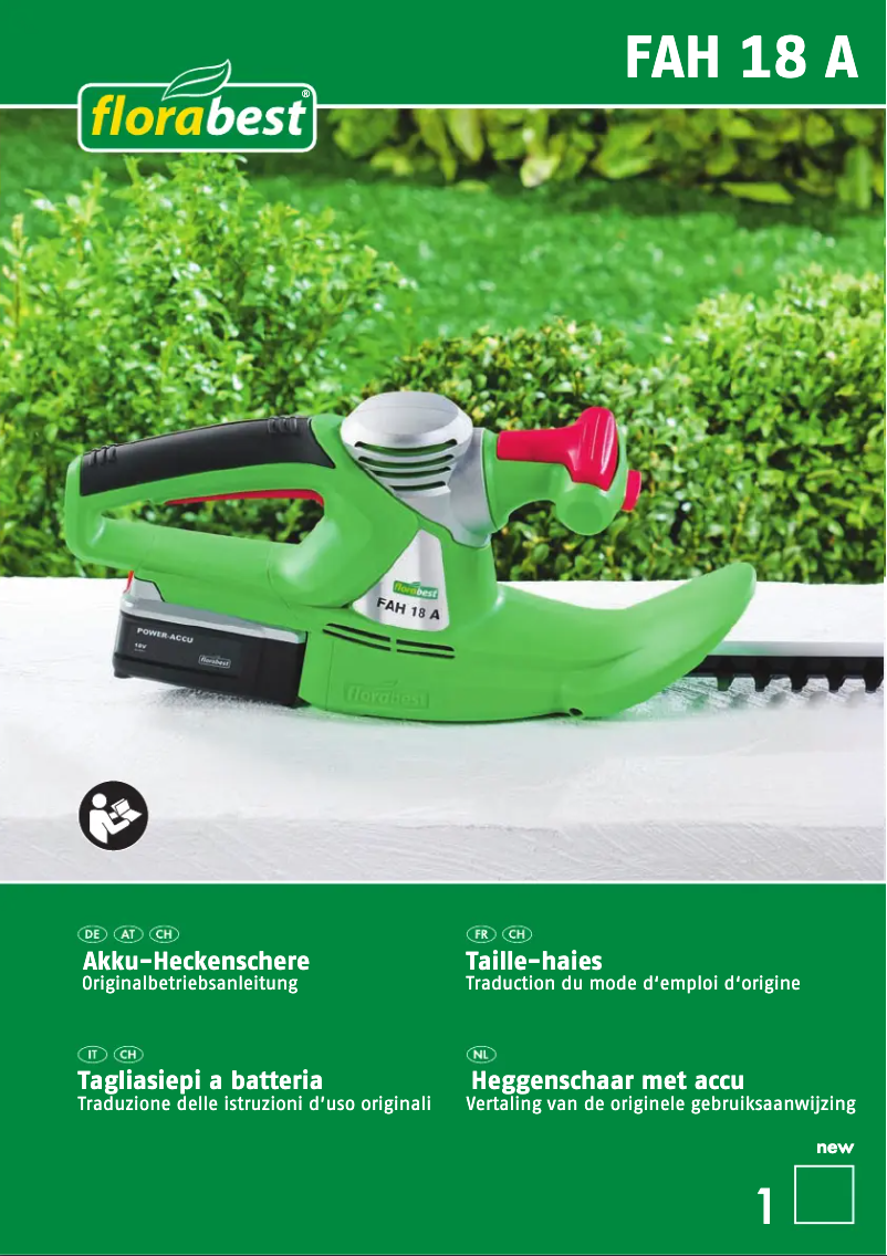 Imagen de la primera página del manual del dispositivo FAH 18 A