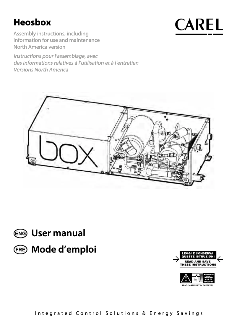 Página 1 del manual Manual de usuario Carel Heosbox HFC