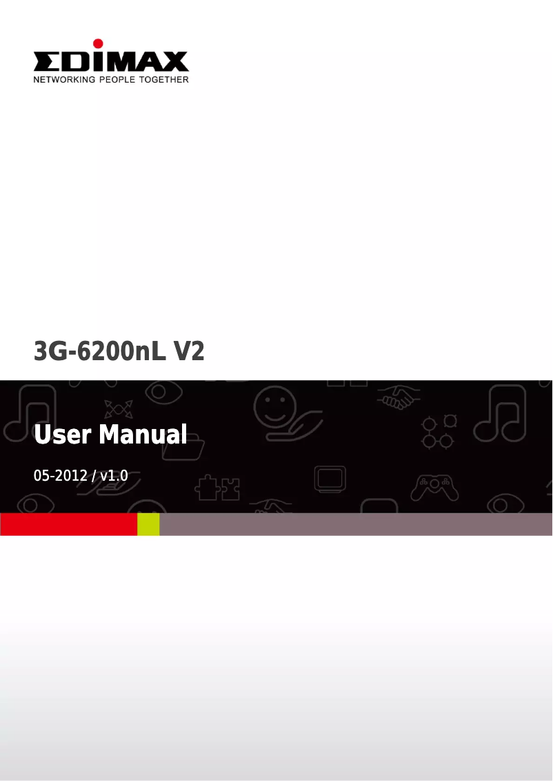 Imagen de la primera página del manual del dispositivo 3G-6200NL V2.0