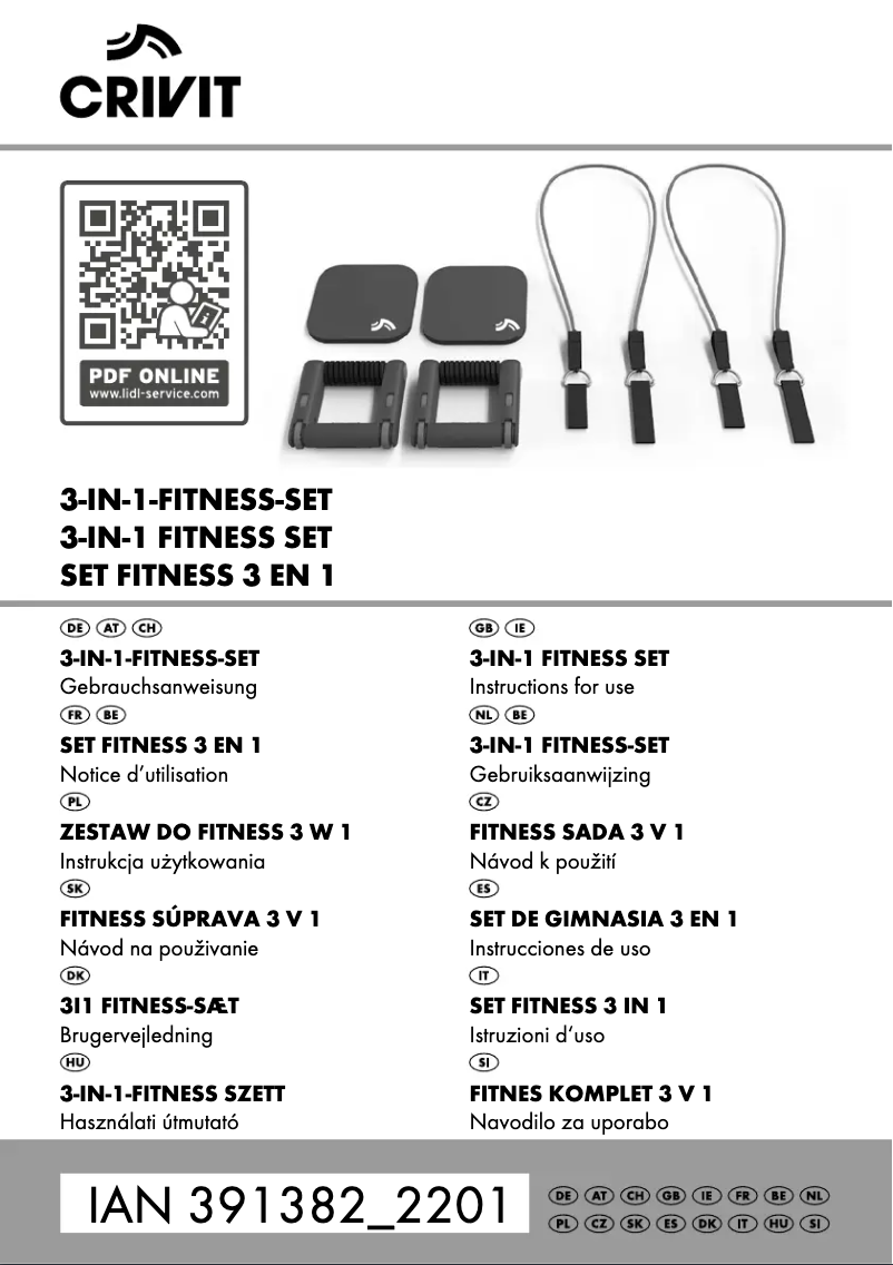 Página nº 1 - Manual de usuario Crivit IAN 391382