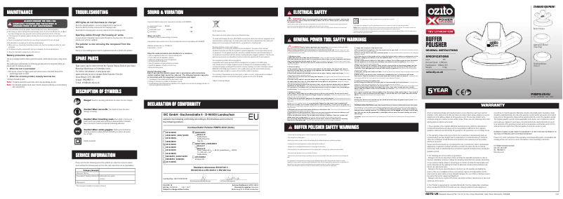 Imagen de la primera página del manual del dispositivo PXBPS-254U