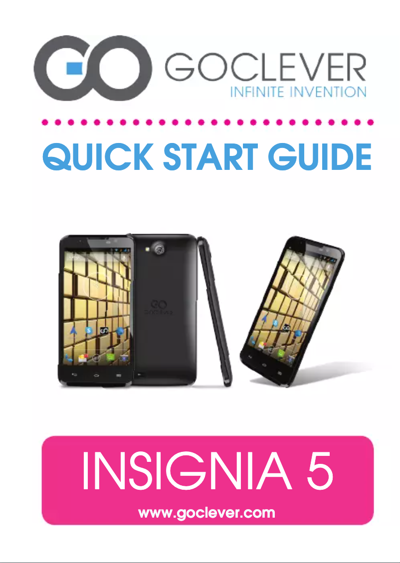 Página 1 del manual Manual de usuario GoClever Insignia 5