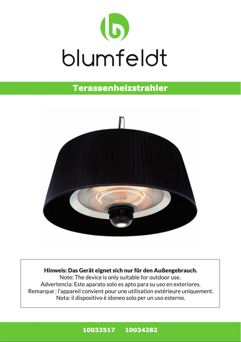 Imagen de la primera página del manual del dispositivo Venice Heat