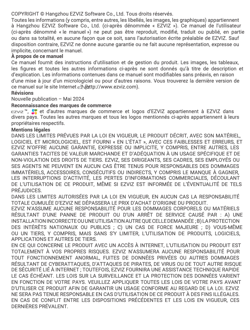 Página nº 1 - Manual de usuario EZVIZ CB3