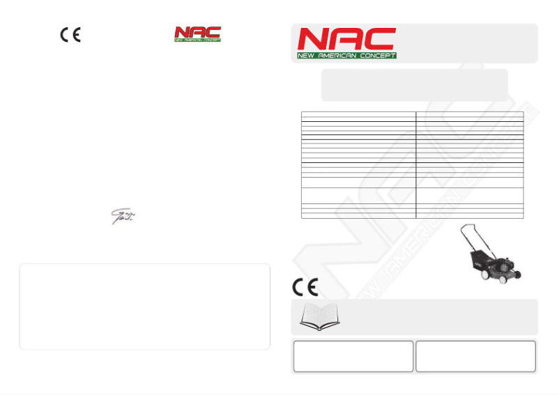 Página nº 1 - Manual de usuario NAC ALL40450E-P