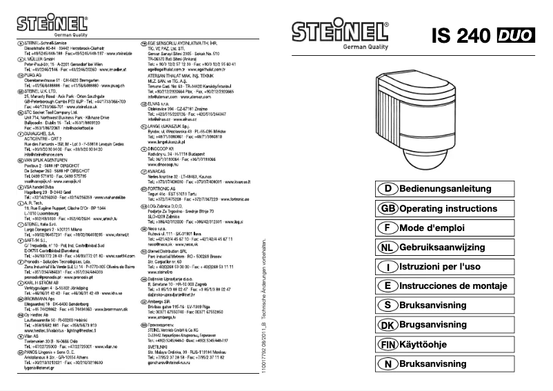 Página 1 del manual Manual de usuario Steinel ST 602710