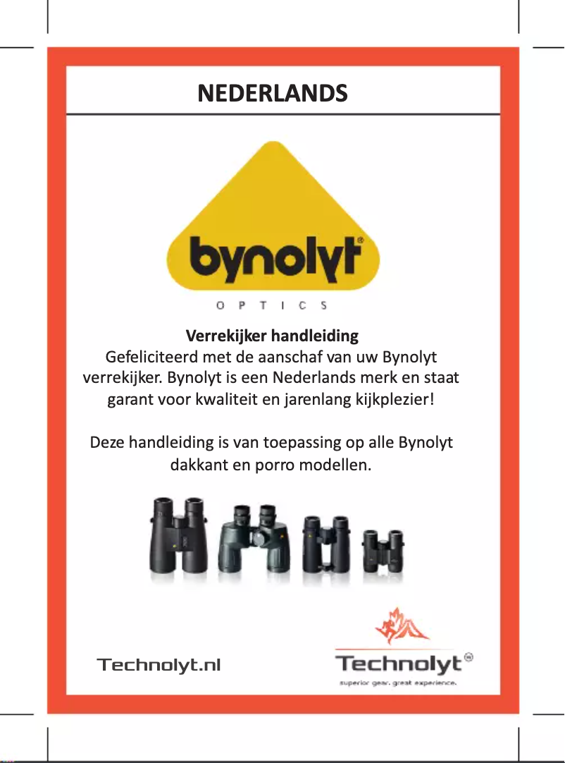 Página nº 1 - Manual de usuario Bynolyt Searanger II 7x50