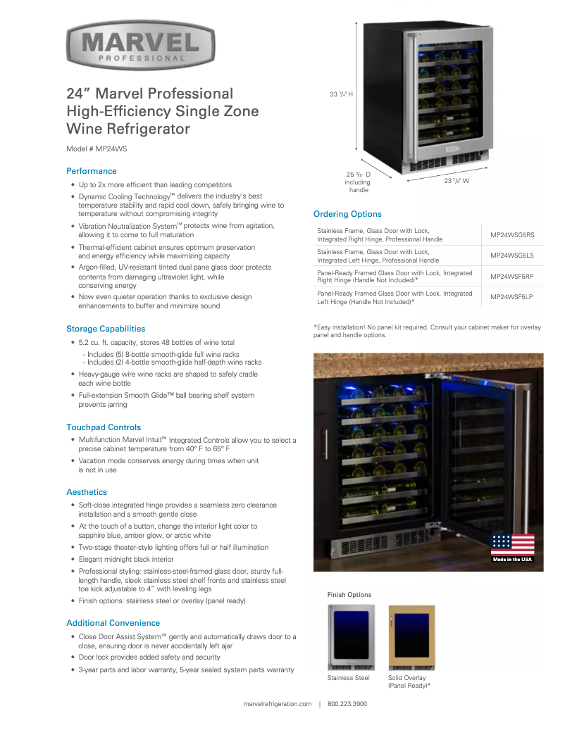 Imagen de la primera página del manual del dispositivo MP24WSF5RP