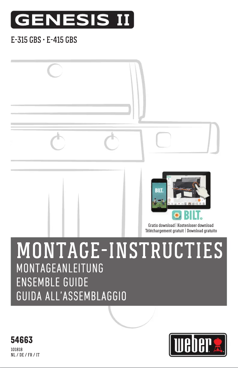 Imagen de la primera página del manual del dispositivo Genesis II E-415 GBS