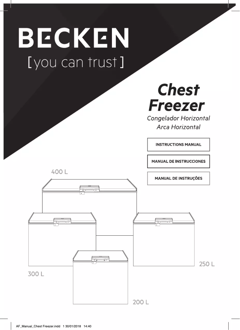 Página nº 1 - Manual de usuario Becken BCF3900