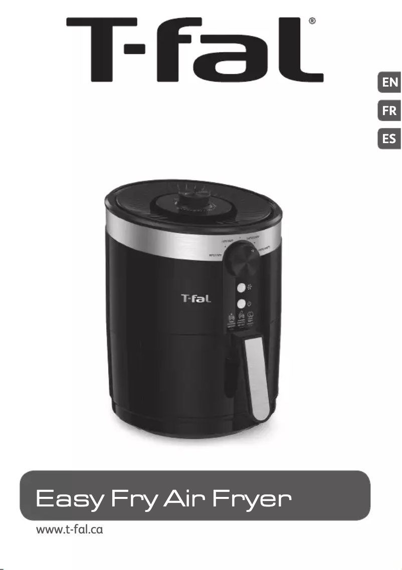 Imagen de la primera página del manual del dispositivo Easy Fry Air Fryer EY1208