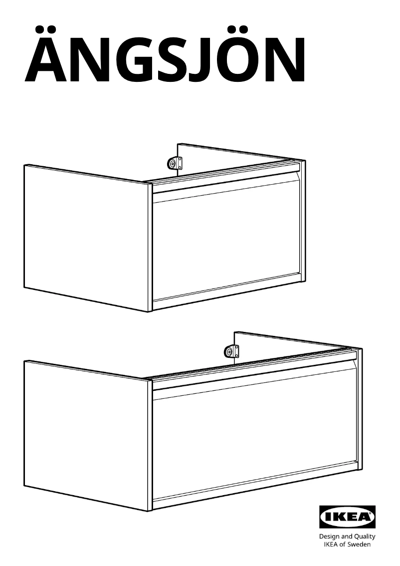 Página 1 del manual Manual de usuario Ikea ÄNGSJÖN 805.353.76