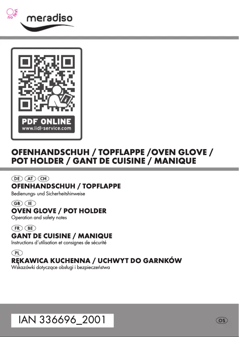 Página 1 del manual Manual de usuario Meradiso 336696_A