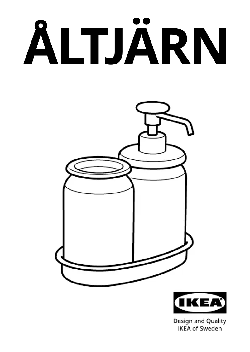 Página 1 del manual Manual de usuario Ikea ÅLTJÄRN 105.232.73