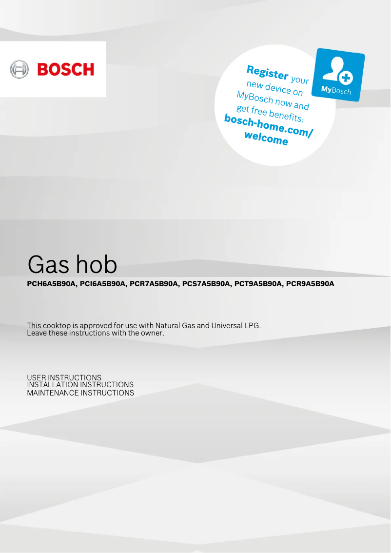 Imagen de la primera página del manual del dispositivo PCR7A5B90A