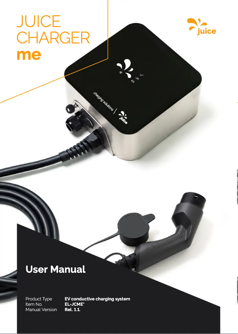 Imagen de la primera página del manual del dispositivo Charger me