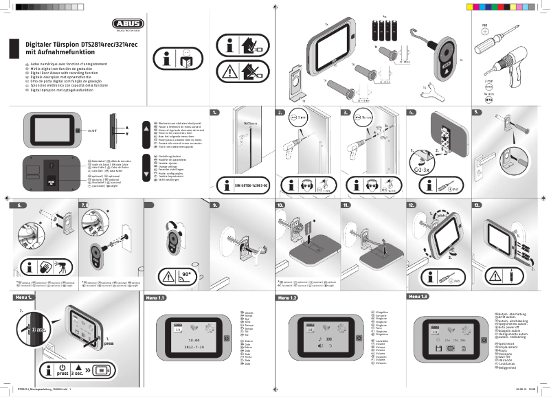 Imagen de la primera página del manual del dispositivo ABTS38824