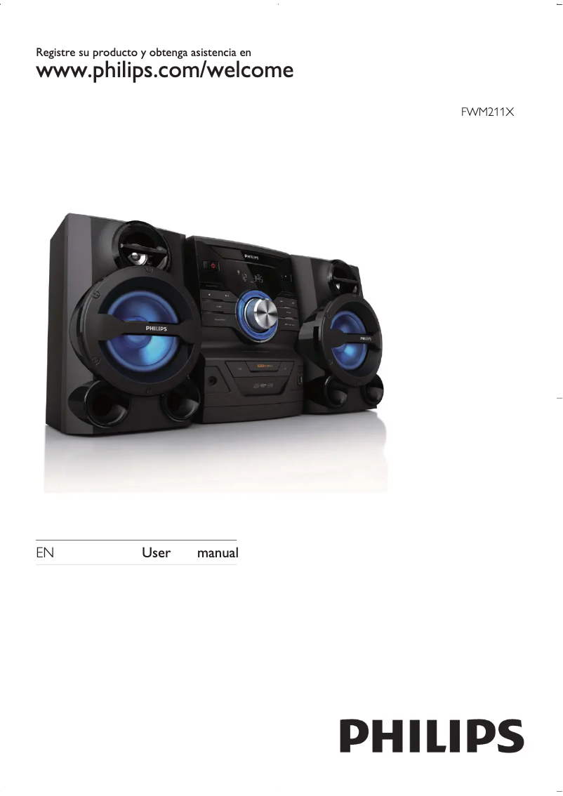 Imagen de la primera página del manual del dispositivo FWM211X