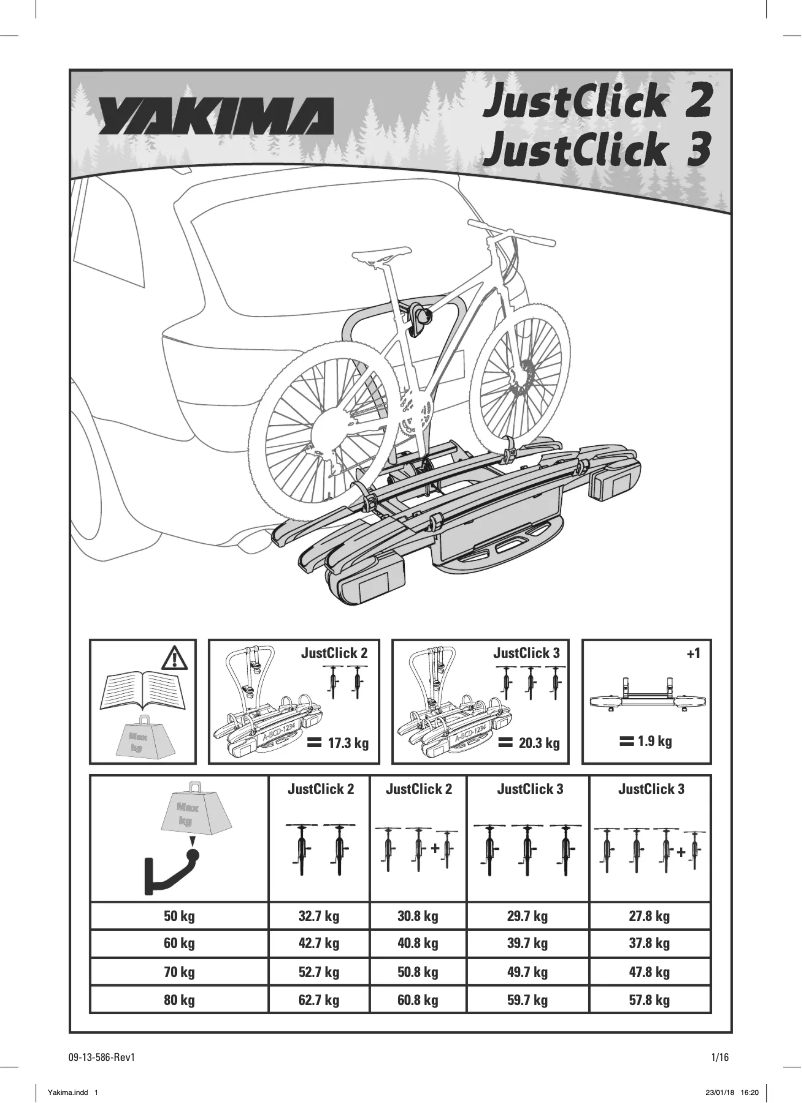 Imagen de la primera página del manual del dispositivo JustClick 3