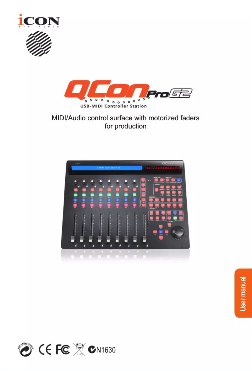 Página 1 del manual Manual de usuario icon Qcon Pro G2