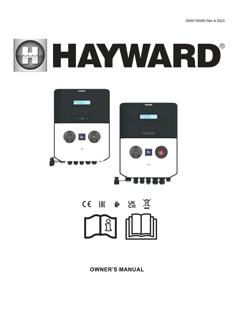 Página 1 del manual Manual de usuario Hayward Easy Chem