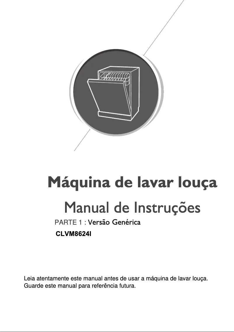 Imagen de la primera página del manual del dispositivo CLVM8624I