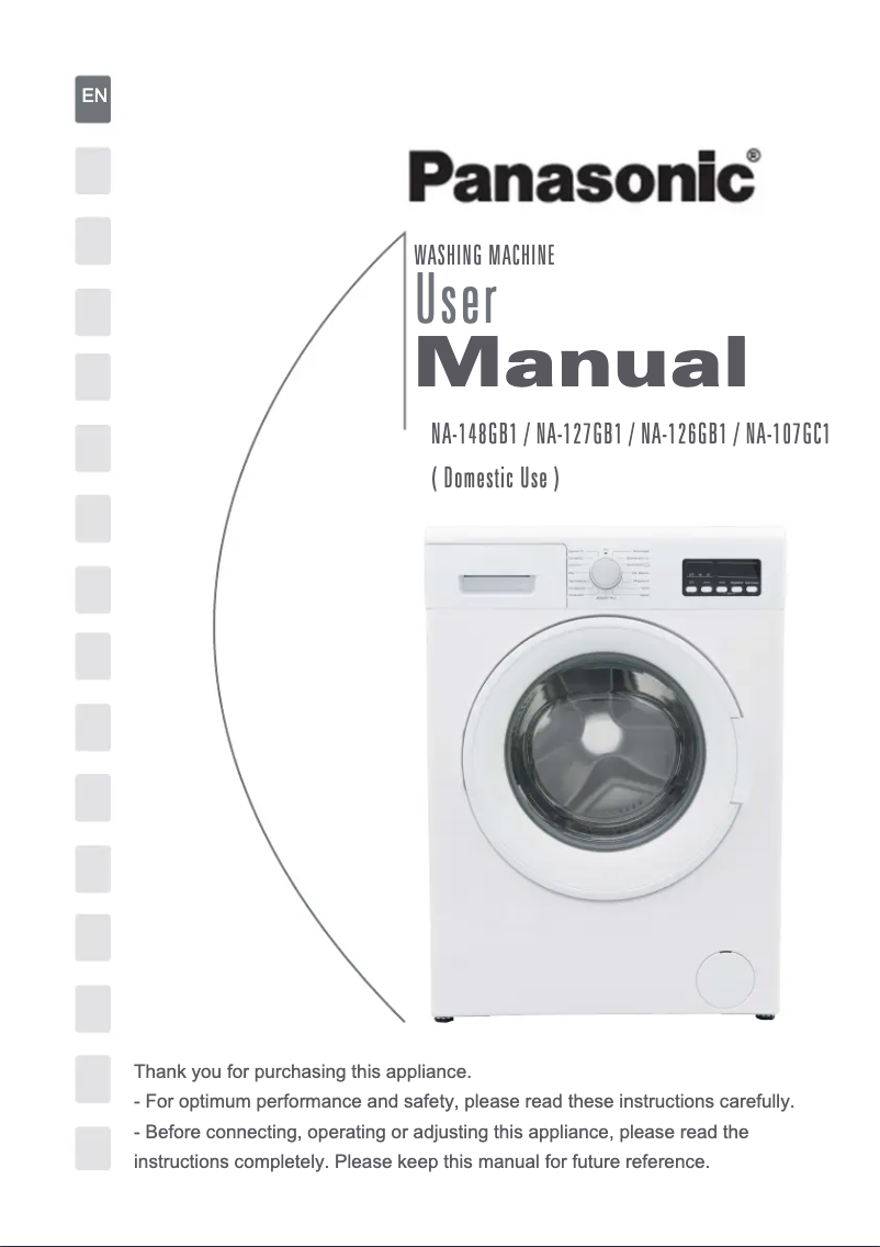 Imagen de la primera página del manual del dispositivo NA-126GB1