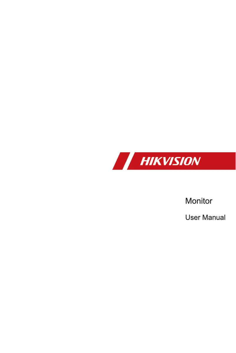 Página 1 del manual Manual de usuario Hikvision DS-D5065UC