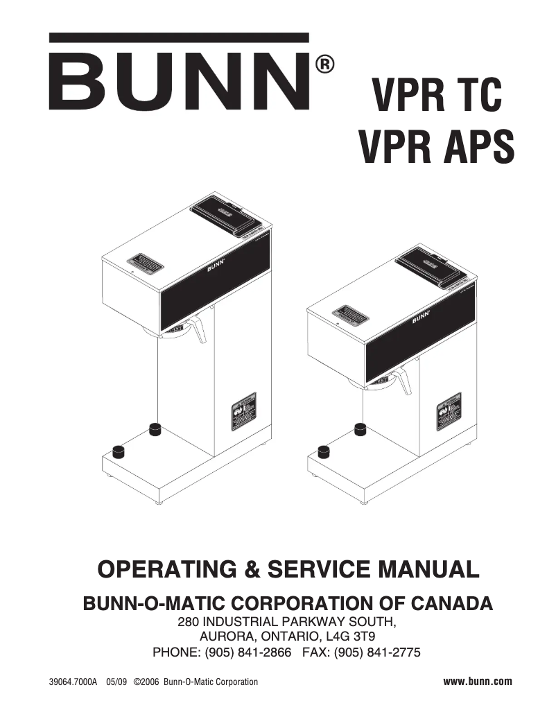 Imagen de la primera página del manual del dispositivo VPS