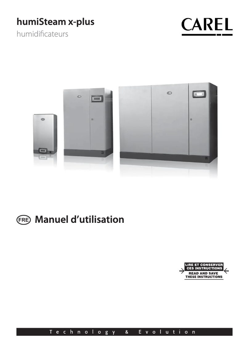 Página nº 1 - Manual de usuario Carel humiSteam x-plus