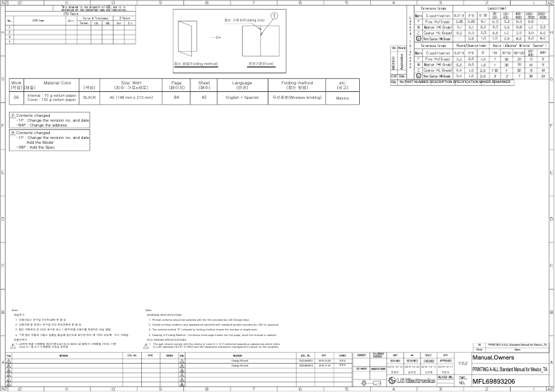 Página 1 del manual Manual de usuario LG VM121C9