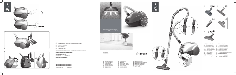 Página 1 del manual Manual de usuario Bosch BGL35MOV11