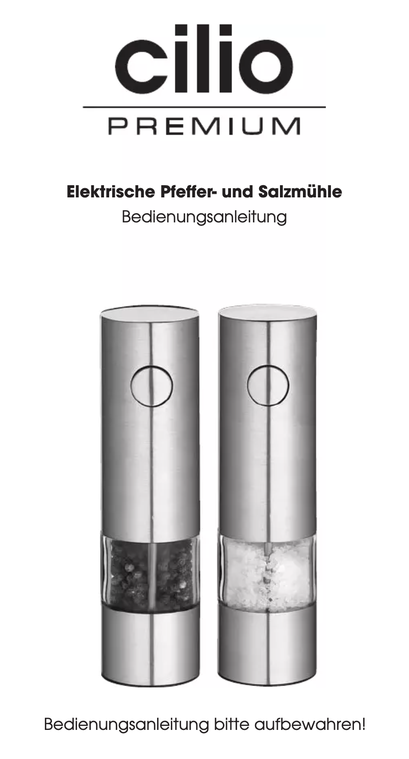 Página nº 1 - Manual de usuario Cilio 614015