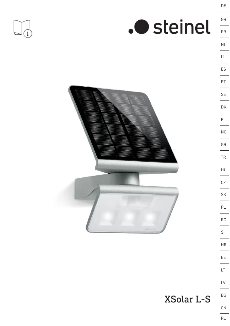 Imagen de la primera página del manual del dispositivo XSolar L-S