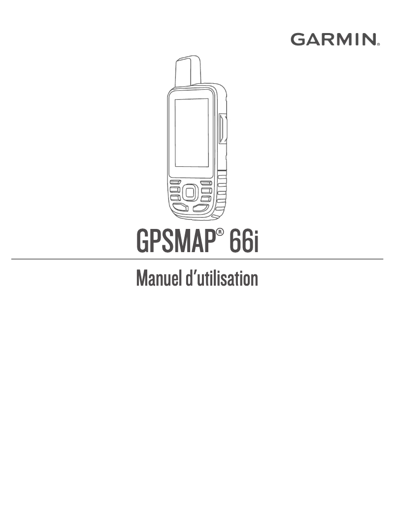 Imagen de la primera página del manual del dispositivo GPSMAP 66i