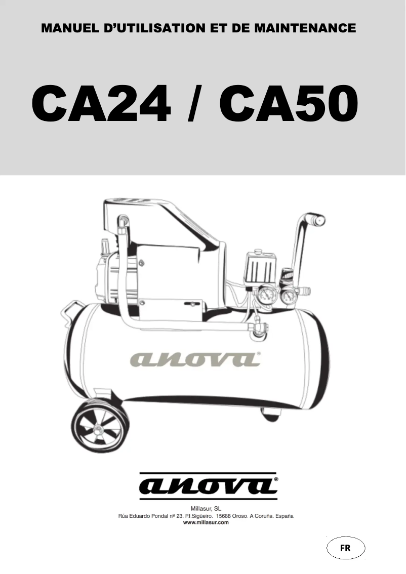 Imagen de la primera página del manual del dispositivo CA50